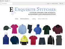 Tablet Screenshot of exquisitestitches.com